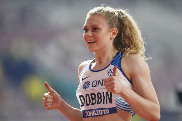 Beth Dobbin, pictured at the IAAF World Athletics Championships in Doha last year. Photo by Maja Hitij/Getty Images