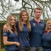 Alena Hughes (pictured far right) from Fishlake has been included on British Equestrian's Podium Potential Pathway programme. Photo: British Equestrian