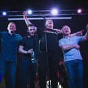Singer Liam Wilson, drummer Jordan Thompson (Taz), guitar player Ray Heath (Spud) and bass player Lee Cheetham.