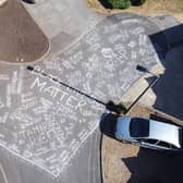 Black Lives Matter Mural in Sprotborough.