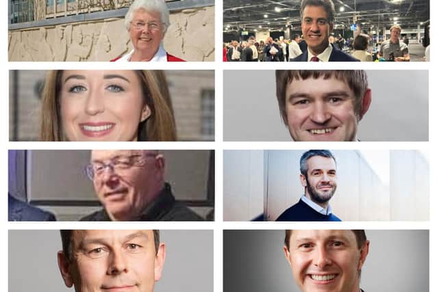 Doncaster's key figures have been reacting to the news that the airport is set to re-open by Spring 2026. Clockwise, from top left: Ros Jones, Ed Miliband, Dan Fell, Oliver Coppard, Lee Pitcher, Nick Fletcher, Mark Chadwick, Sally Jameson.