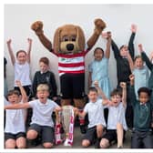 Doncaster Rovers are taking the League Two trophy on tour across the city.