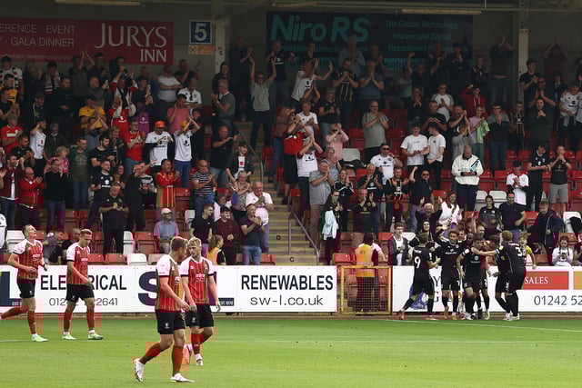 According to the xG data, Cheltenham should be sitting 18th in League One with 12 points. (Goal difference)