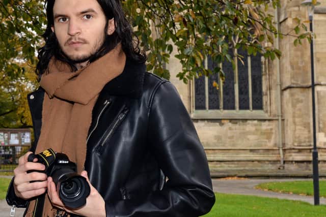 Aron Thompson has made a film in Doncaster. Picture: NDFP-13-10-20 FilmMaker 1-NMSY