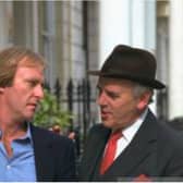 Dennis Waterman (left) with George Cole in hit ITV series Minder. (Photo: Getty)