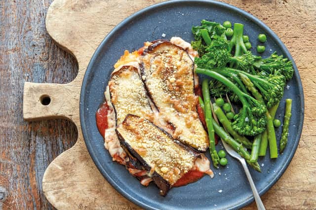 Aubergine Parmigiana.