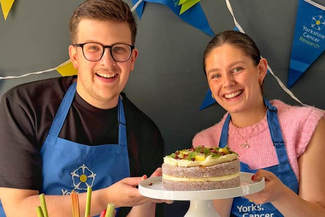 Yorkshire bakers Rowan Claughton and Freya Cox are supporting this year’s ‘Yorkshire’s Big Brew’ fundraising campaign.