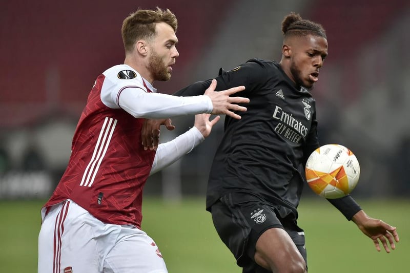 Nuno Tavares is set to become an Arsenal player in the coming days, despite late attempts from Brighton & Hove Albion to snatch the player away from their Premier League rivals. (A Bola)

(Photo by Milos Bicanski/Getty Images)