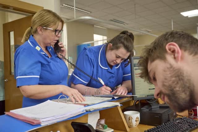 Staff at Doncaster Royal Infirmary.