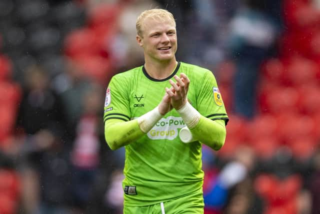 Doncaster Rovers keeper Jonathan Mitchell.