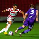 Kyle Knowle goes past Max Clark in search of a breakthrough.