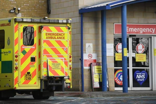 The NHS has a target of 15 minutes for ambulance handovers