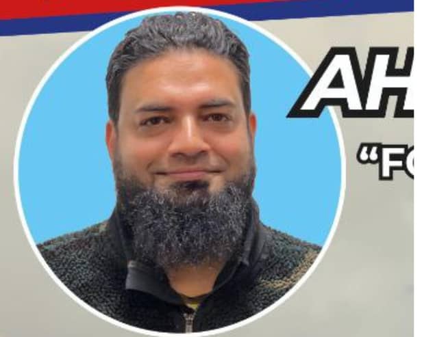 Ahsan Jamil is standing for the Workers Party of Great Britain.