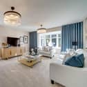 The living room in a Dunstanburgh showhome