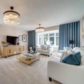 The living room in a Dunstanburgh showhome