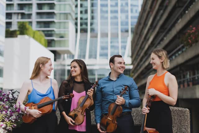 The Aestus Quartet are coming to Doncaster.
