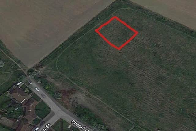 The area outlined where the development will be close to Thurnscoe in Barnsley but over the boundary in Doncaster.
