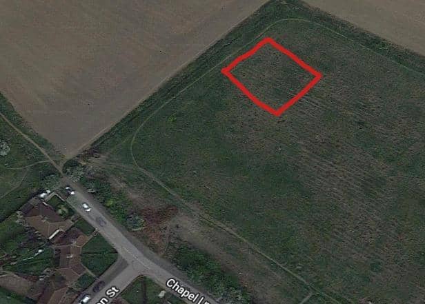 The area outlined where the development will be close to Thurnscoe in Barnsley but over the boundary in Doncaster.