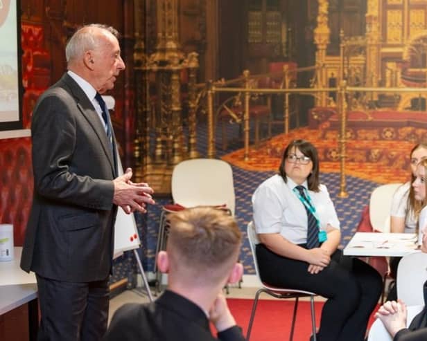 Edlington students visit House of Lords.