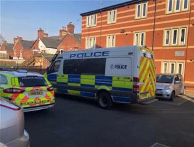 South Yorkshire Police vans