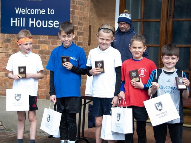 The fastest individual runners from the Boys U9 race.