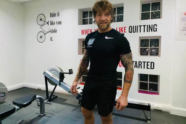 Jonathan Worthey, aged 53, of Bawtry, will join Royal Marines Commando  to raise money for The Royal Marines Charity and Cancer Research UK - by rowing, skiing and cycling on gym machines.