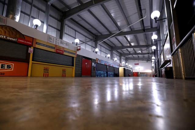 Keepmoat Stadium concourse. Photo: George Wood/Getty Images