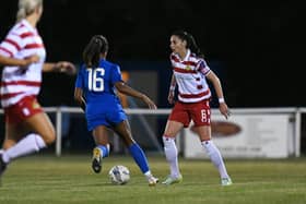 Jess Andrew in action for the Belles.