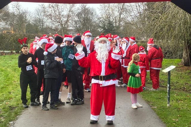 Video: Feast of festive fun as Santa Dash returns to Doncaster park