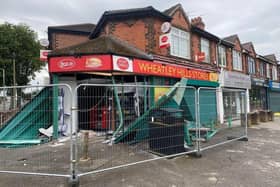 The Post Office is still wrecked two months on from the dramatic smash.