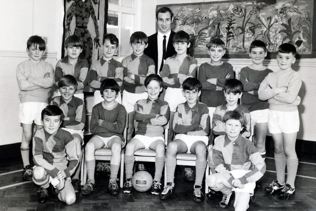 Adwick Middle School football team pictured in 1970