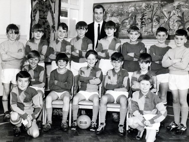 Adwick Middle School football team pictured in 1970