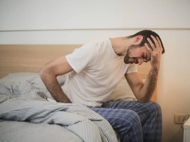 Man in bed