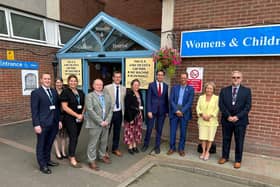 Dame Rosie Winterton arranged for Lord Markham to tour Doncaster Royal Infirmary.