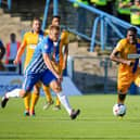 Mitchell Rose in action for Mansfield Town. Photo: Chris Holloway