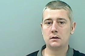 Rowbotham, 31, of Colwyn Road, Hartlepool, was jailed for 27 months after admitting two assaults on emergency workers, racially aggravated harassment, burglary, attempted burglary, common assault, theft and two counts of damaging property.