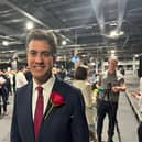 A jubilant Ed Miliband MP after his re-election.