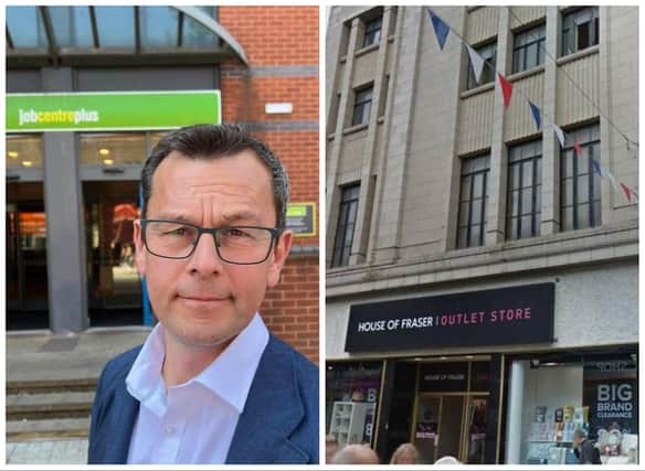 Don Valley Conservative MP Nick Fletcher was attacked by voters after he blamed the closure of House of Fraser on the mayor.