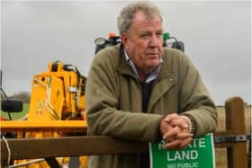 Doncaster TV star Jeremy Clarkson was attacked by a cow. (Photo: Amazon Prime).