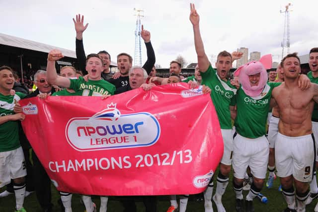 Rovers celebrate promotion at Brentford