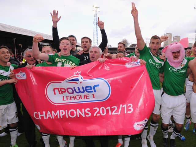Rovers celebrate promotion at Brentford