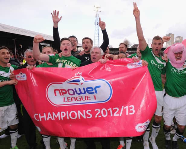 Rovers celebrate promotion at Brentford