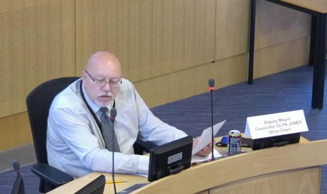 Deputy mayor Glyn Jones