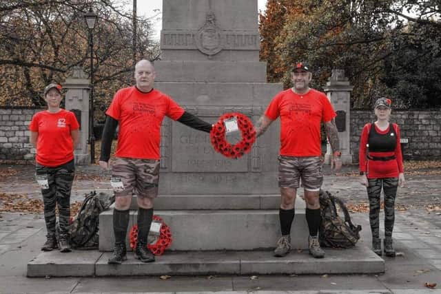 The runners raised over £1,000 for the poppy appeal.