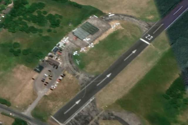 Sandtoft Airfield has been closed for several days while emergency crews tend to a crashed plane.