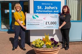St John’s Hospice Fundraising Tracey Gaughan (left) is pictured with Karen Gyte.
