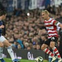 Zain Westbrooke in action against Everton - one of only five outings this term.