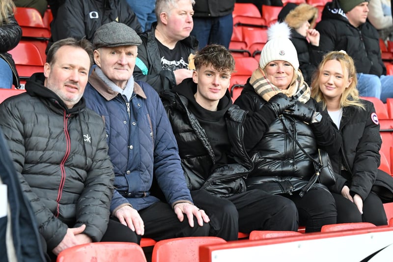 Doncaster Rovers fans watch the defeat at Walsall.