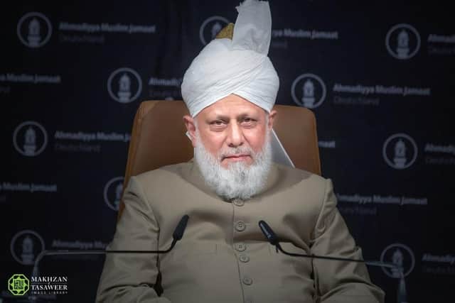 Hazrat Mirza Masroor Ahmad, the Worldwide Head of the Ahmadiyya Muslim Association