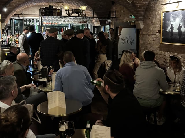 Busy launch night.